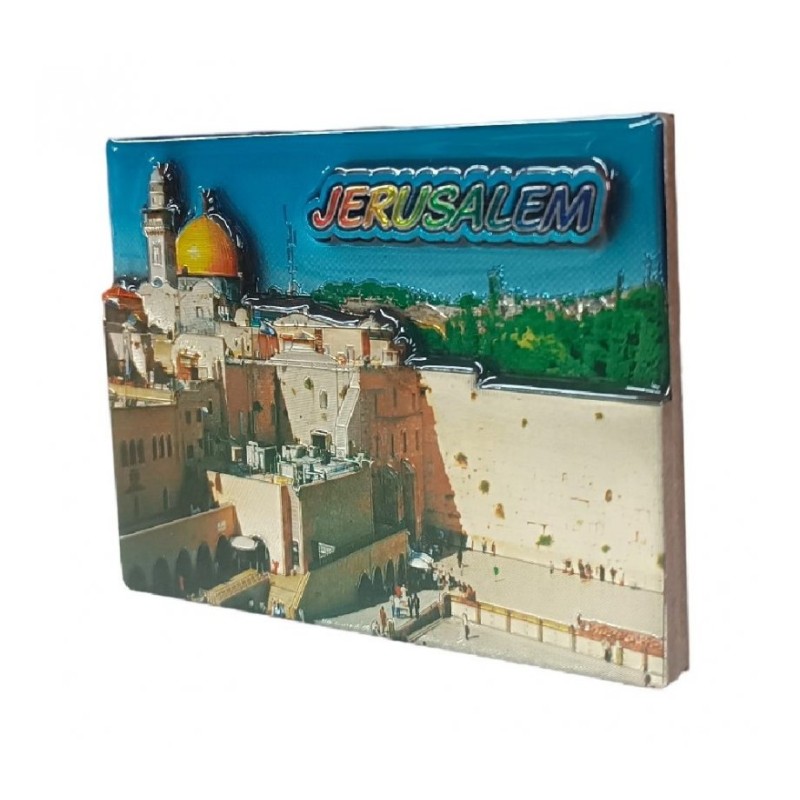 Gleaming Colorful 3D Magnet Wood and Epoxy Western... | Jewish Magnets