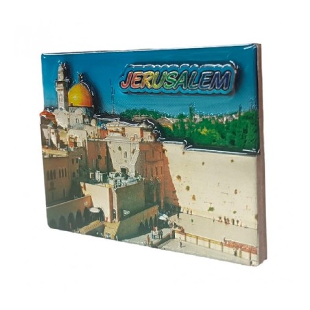Gleaming Colorful 3D Magnet Wood and Epoxy Western... | Jewish Magnets