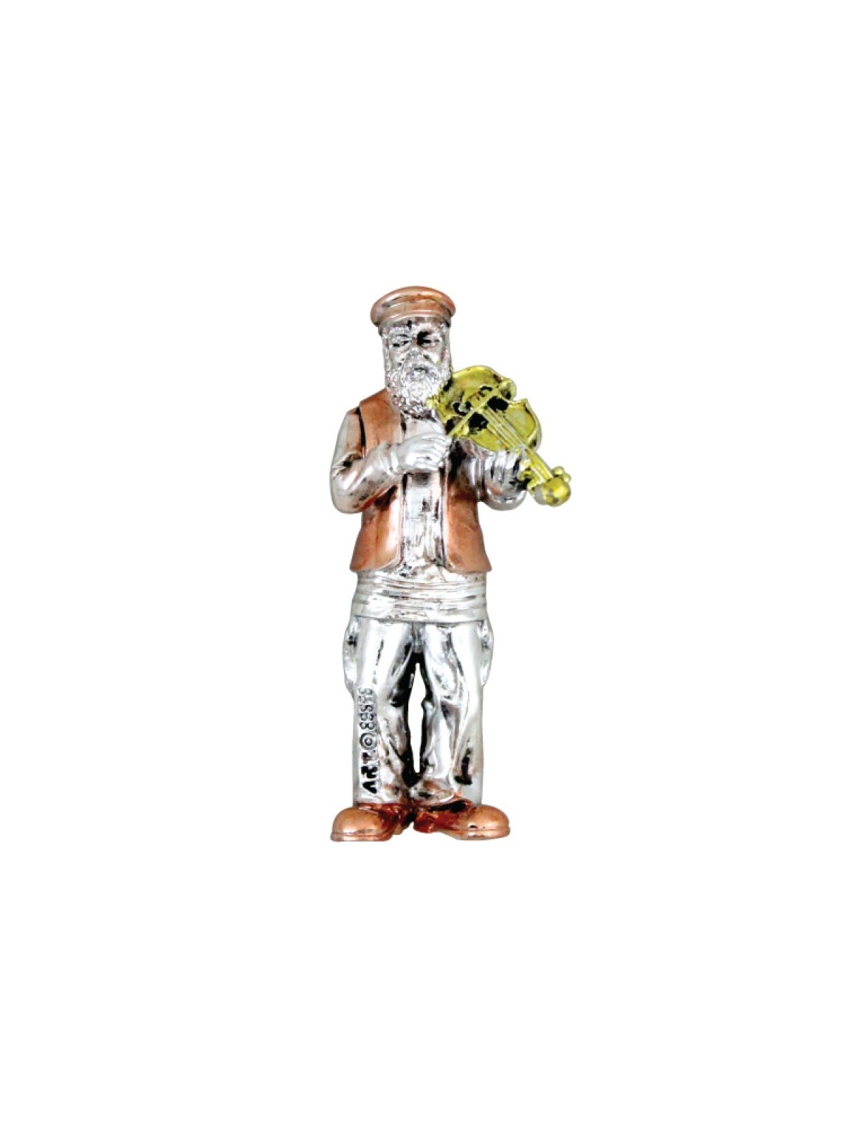 Small Polyresin Magnet Violin Klezmer | Jewish Magnets