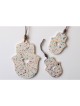 Graciela Noemi Handcrafted Terrazzo Hamsa Cutout Hear... | Hamsa Hands