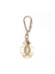 White Gold Hamsa Key Chain by Ester Shahaf | Judaica Keychains