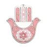 Pink Dove Wall Hamsa by Ester Shahaf | Hamsa Hands