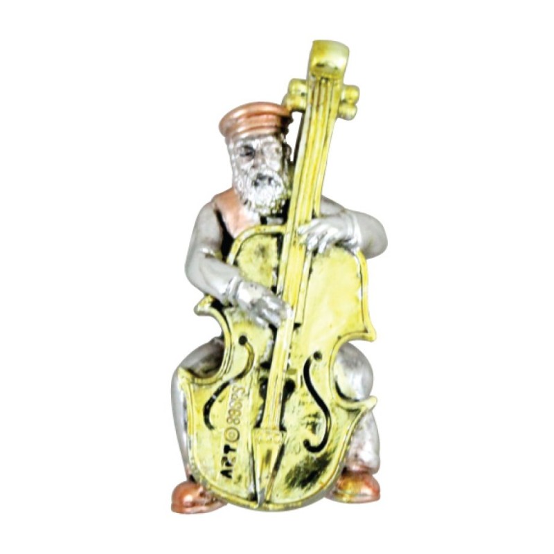 Small Polyresin Magnet Cello Klezmer | Jewish Magnets
