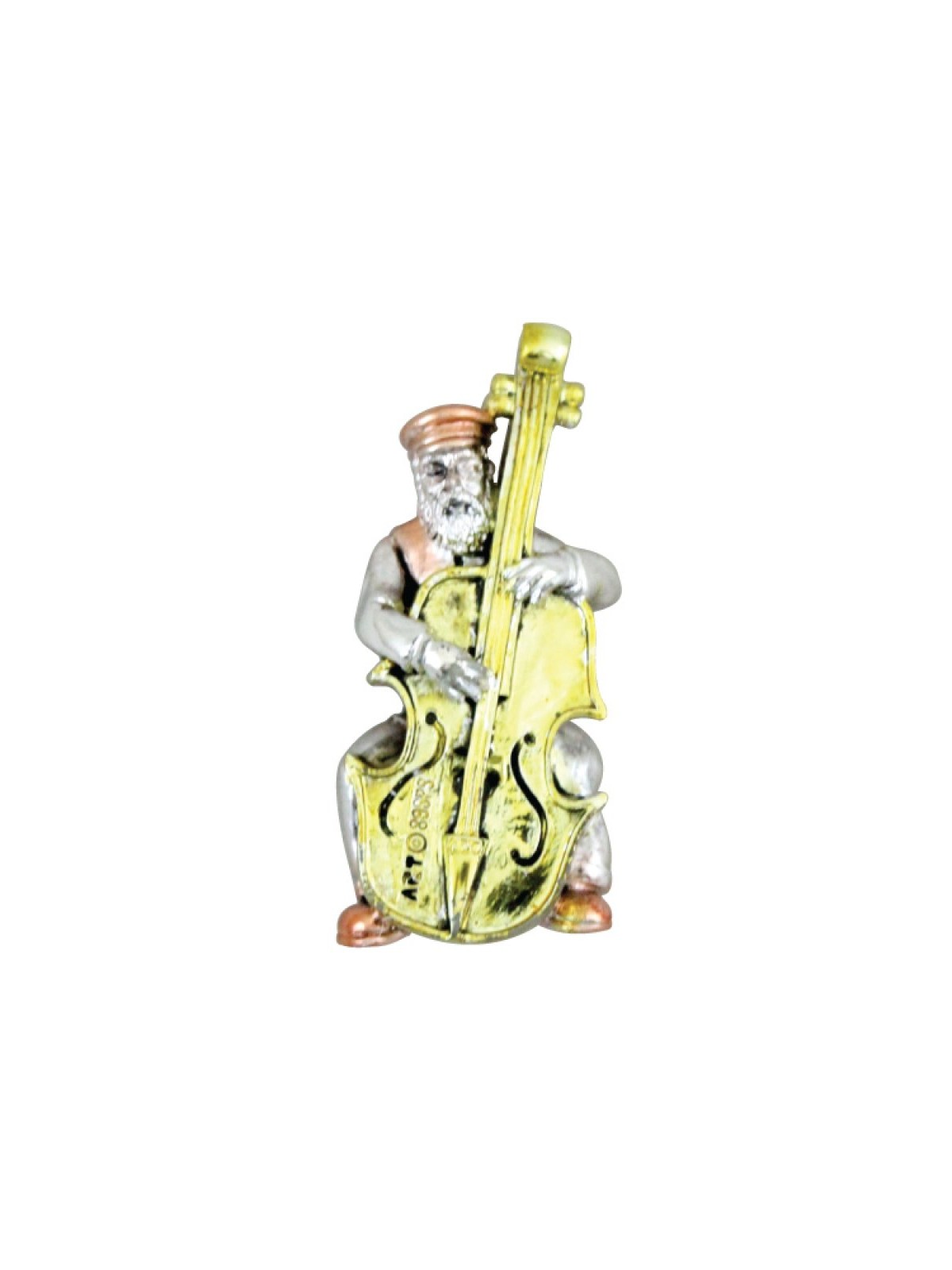 Petit aimant en polyrésine pour violoncelle Klezmer | Aimants juifs