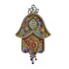 Iris Design Hebrew Blessings on Hamsa Wall Plaque Col... | Hamsa Hands