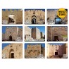 Colorful Stickers Gates of Entry to Jerusalem | Judaica Stickers