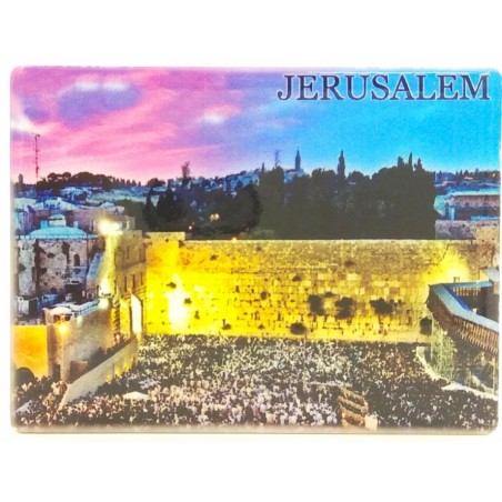 Ceramic Magnet Western Wall at Dusk | Jewish Magnets