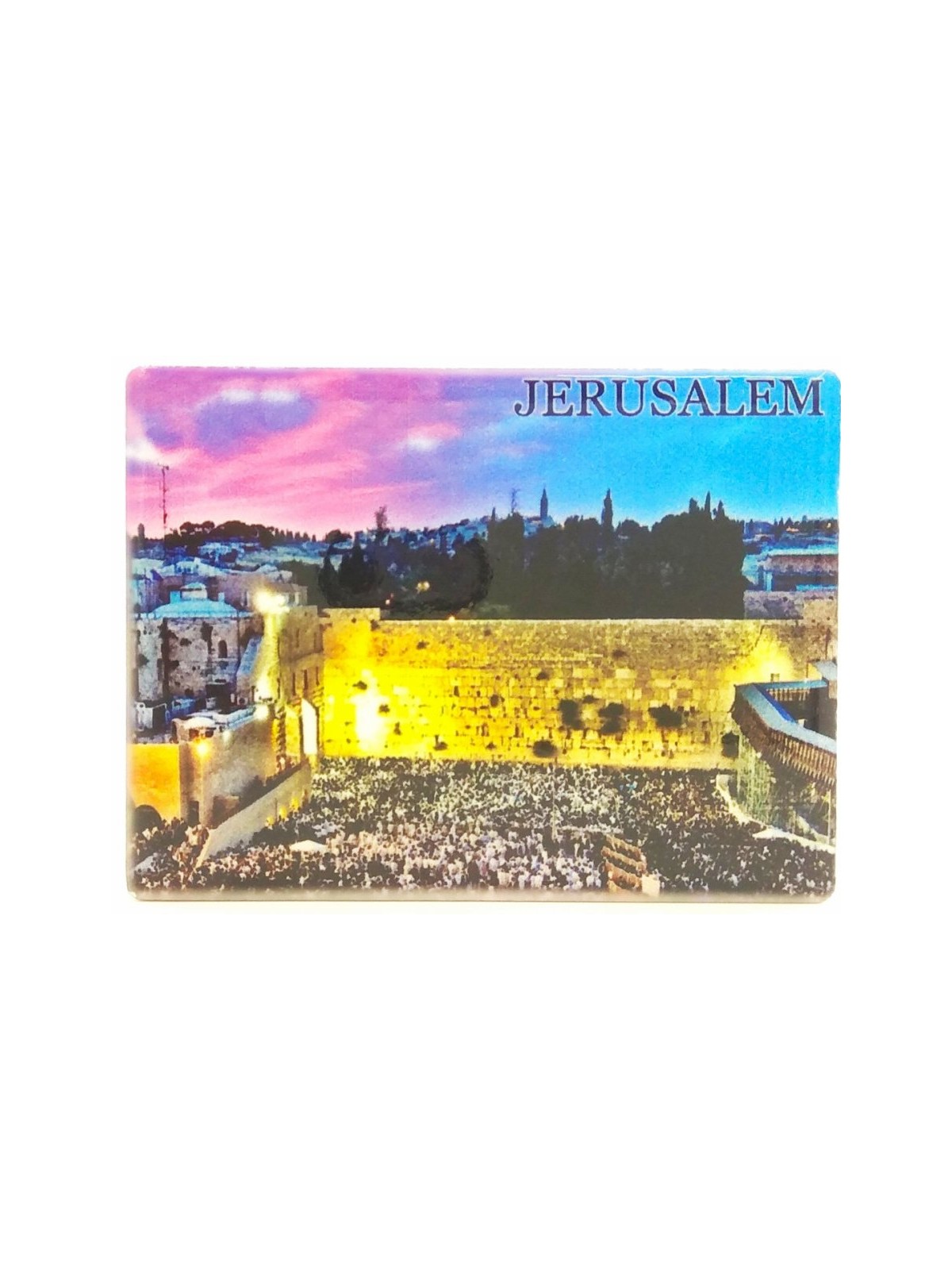 Ceramic Magnet Western Wall at Dusk | Jewish Magnets