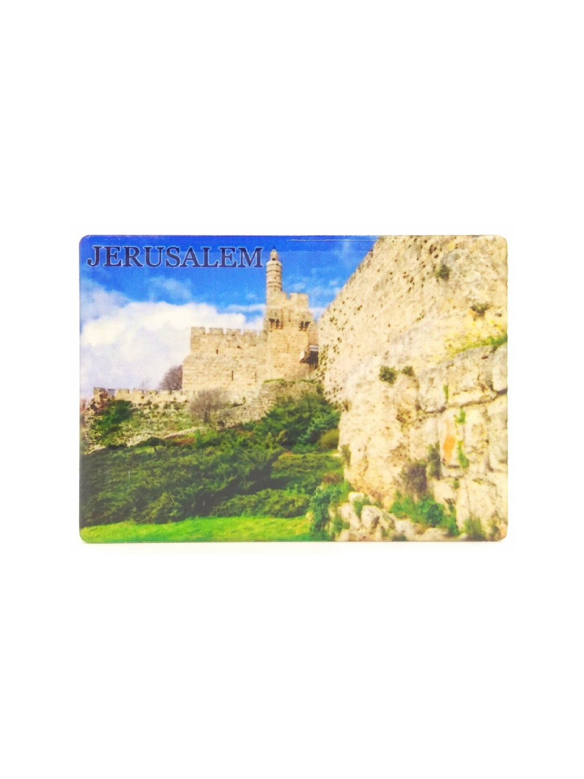 Ceramic Magnet %96 Tower of David in Jerusalem | Jewish Magnets