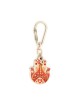 Red Beige Hamsa Key Chain by Ester Shahaf | Judaica Keychains