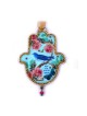 Iris Design Hamsa Wall Plaque Roses Bird Butterfly wi... | Hamsa Hands