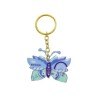 Yair Emanuel Gold Key Chain %96 Blue Butterfly | Judaica Keychains