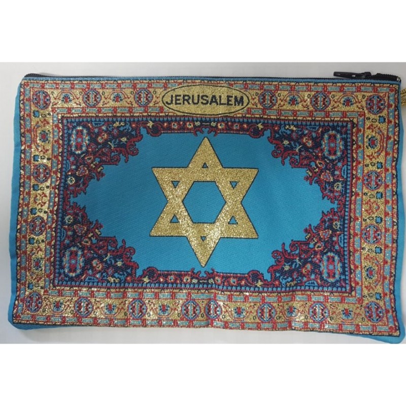 Embroidered Fabric Large Purse or Wallet ... | Jewish Gift from Israel