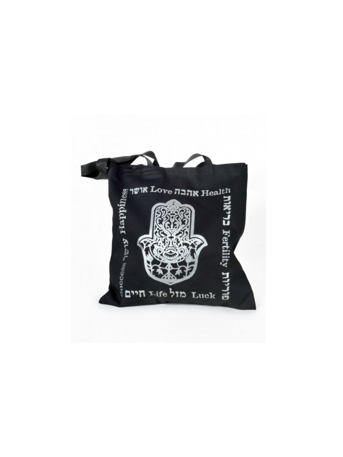 Barbara Shaw Canvas Tote Bag Black Silver H... | *Overstock & Specials