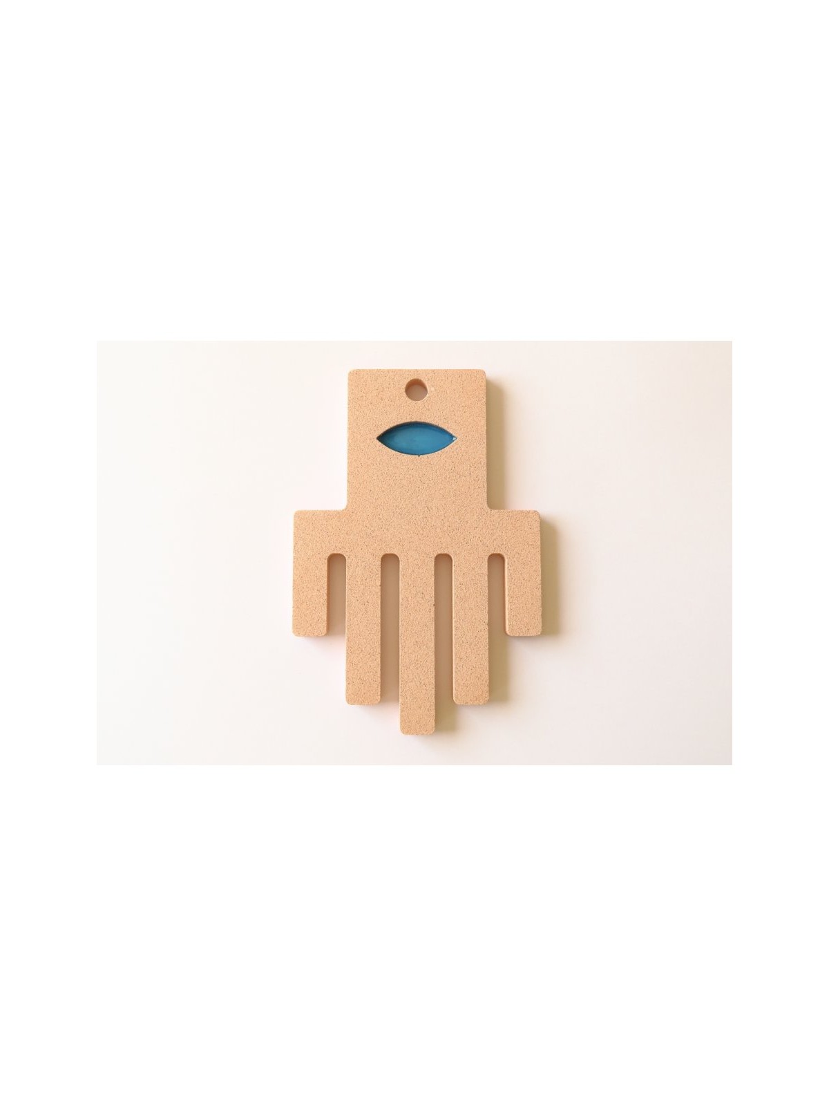 Graciela Noemi Handcrafted Blue Eye Abstract Hamsa | Hamsa Hands