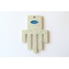 Graciela Noemi Handcrafted Blue Eye Abstract Hamsa | Hamsa Hands