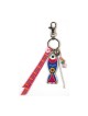 Blue Red Fish Keychain by Ester Shahaf | Judaica Keychains