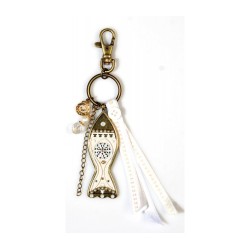 Fish Keychain by Ester Shahaf | Judaica Keychains