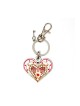 Hamsa Heart Keychain by Ester Shahaf | Judaica Keychains