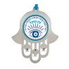 Dorit Judaica Hamsa Wall Hanging Blue Eye Image and B... | Hamsa Hands