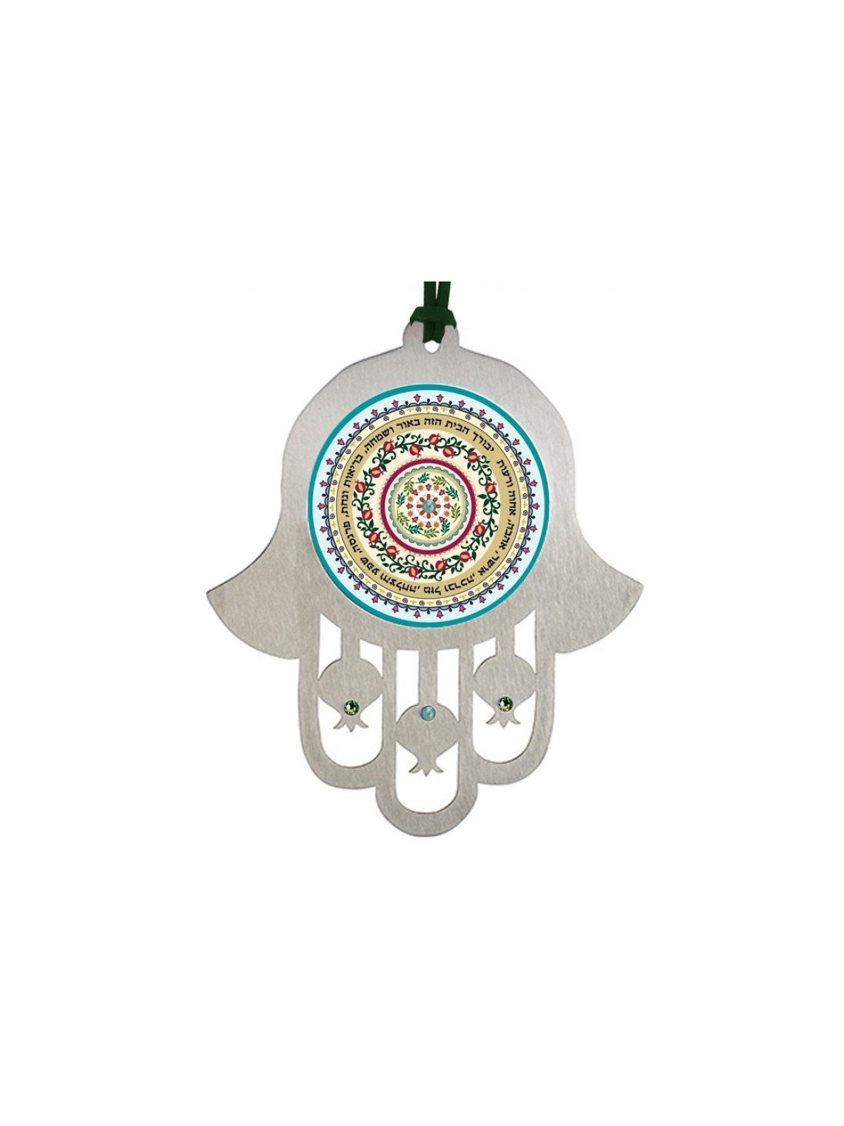 Dorit Judaica Hamsa Wall Hanging with Pomegranates an... | Hamsa Hands