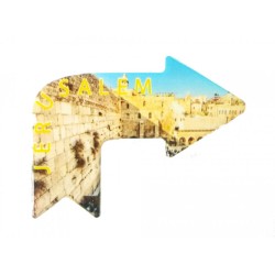 Ceramic Magnet %96 Arrow Shape Pointing to Western... | Jewish Magnets