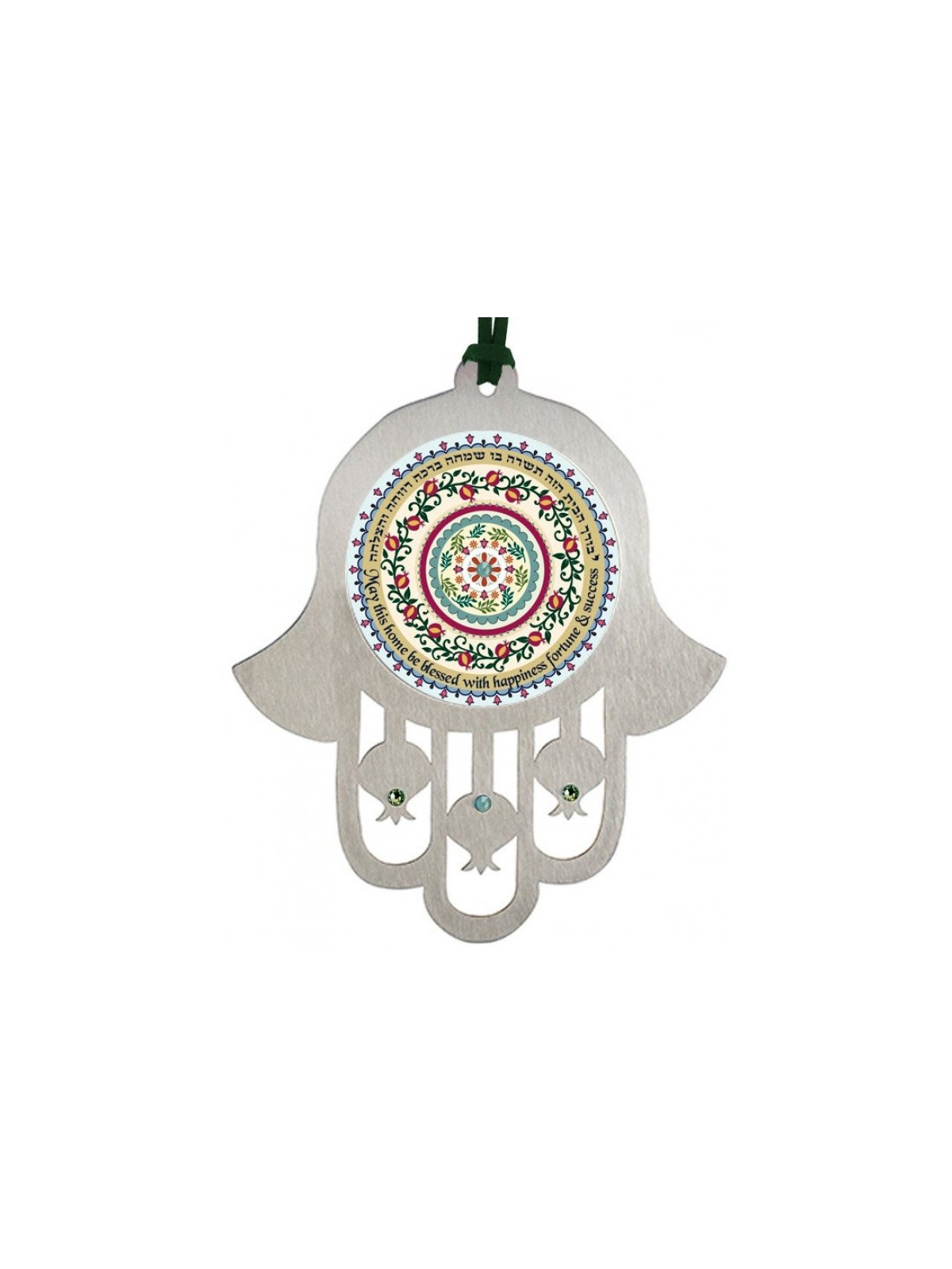 Dorit Judaica Hamsa Wall Hanging Home Blessing Hebrew... | Hamsa Hands