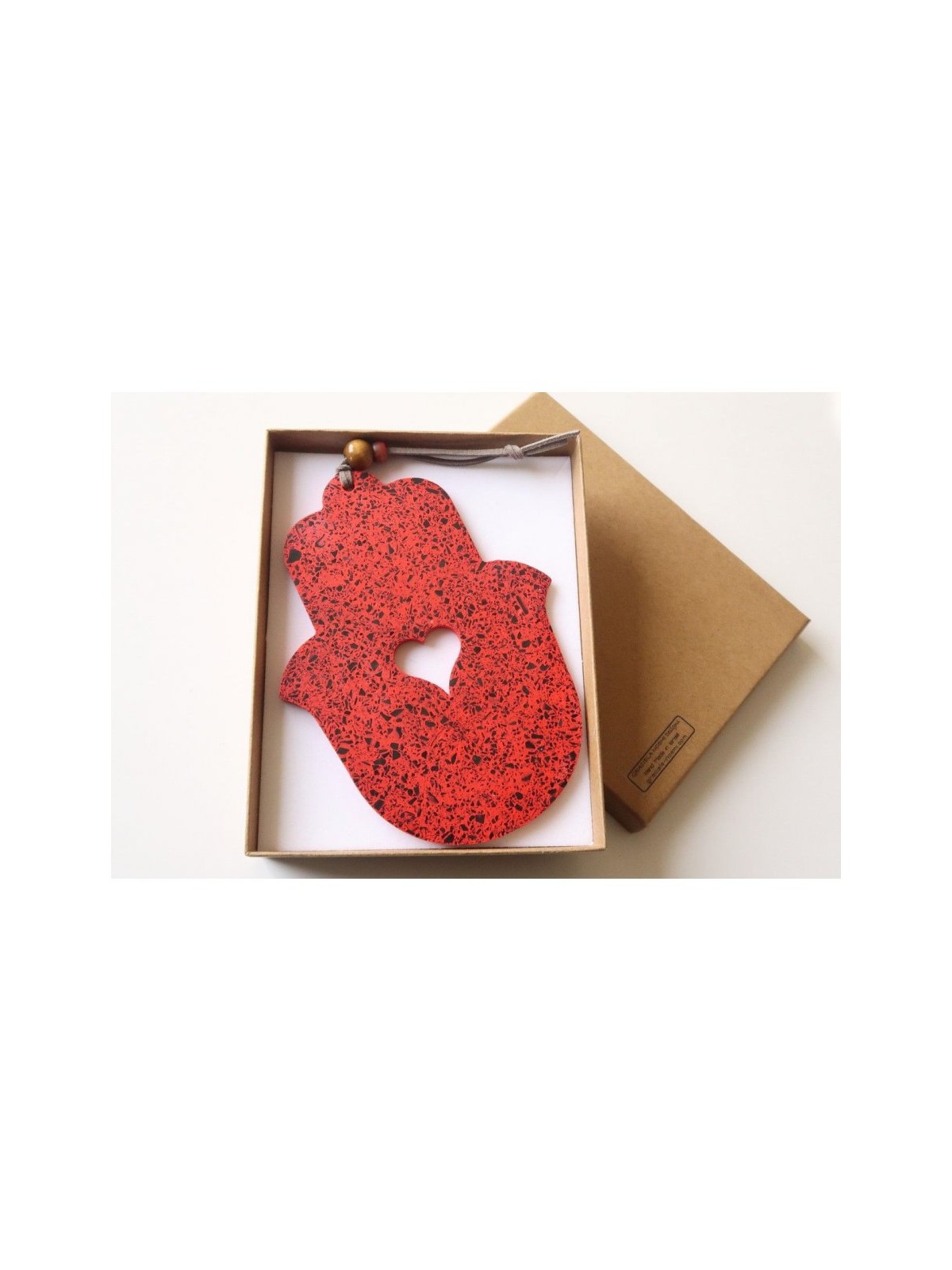 Graciela Noemi Handcrafted Terrazzo Hamsa Cutout Hear... | Hamsa Hands