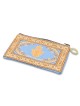 Embroidered Fabric Purse Gold and Blue Fr... | Jewish Gift from Israel