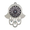 Dorit Judaica Black Stainless Steel Wall Hamsa Busine... | Hamsa Hands