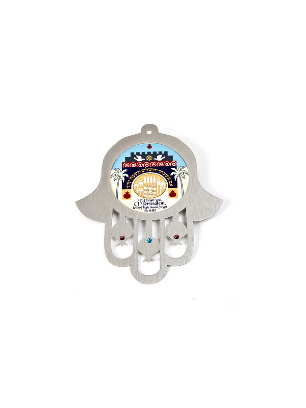 Dorit Judaica Colorful Wall Hamsa Jerusalem Images If... | Hamsa Hands