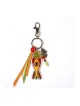 Orange and Red Fish Keychain by Ester Shahaf | Judaica Keychains