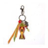 Orange and Red Fish Keychain by Ester Shahaf | Judaica Keychains