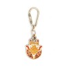 Shades of Gold Hamsa Keychain by Ester Shahaf | Judaica Keychains