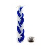 Mini Two in One Braided Blue and White Havdalah ... | Havdalah Candles