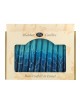 Decorative Handmade Galilee Shabbat Candles Blue ... | Sabbath Candles
