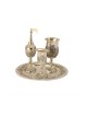 Silver Plated Four Piece Havdalah Set Jerusalem Design | Top Sellers