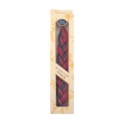 Handcrafted Beeswax Braided Havdalah Candle Wide... | Havdalah Candles