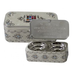 Compact Travel Candlesticks in Box Nickel %96... | Travel Candlesticks