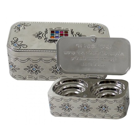 Compact Travel Candlesticks in Box Nickel %96... | Travel Candlesticks