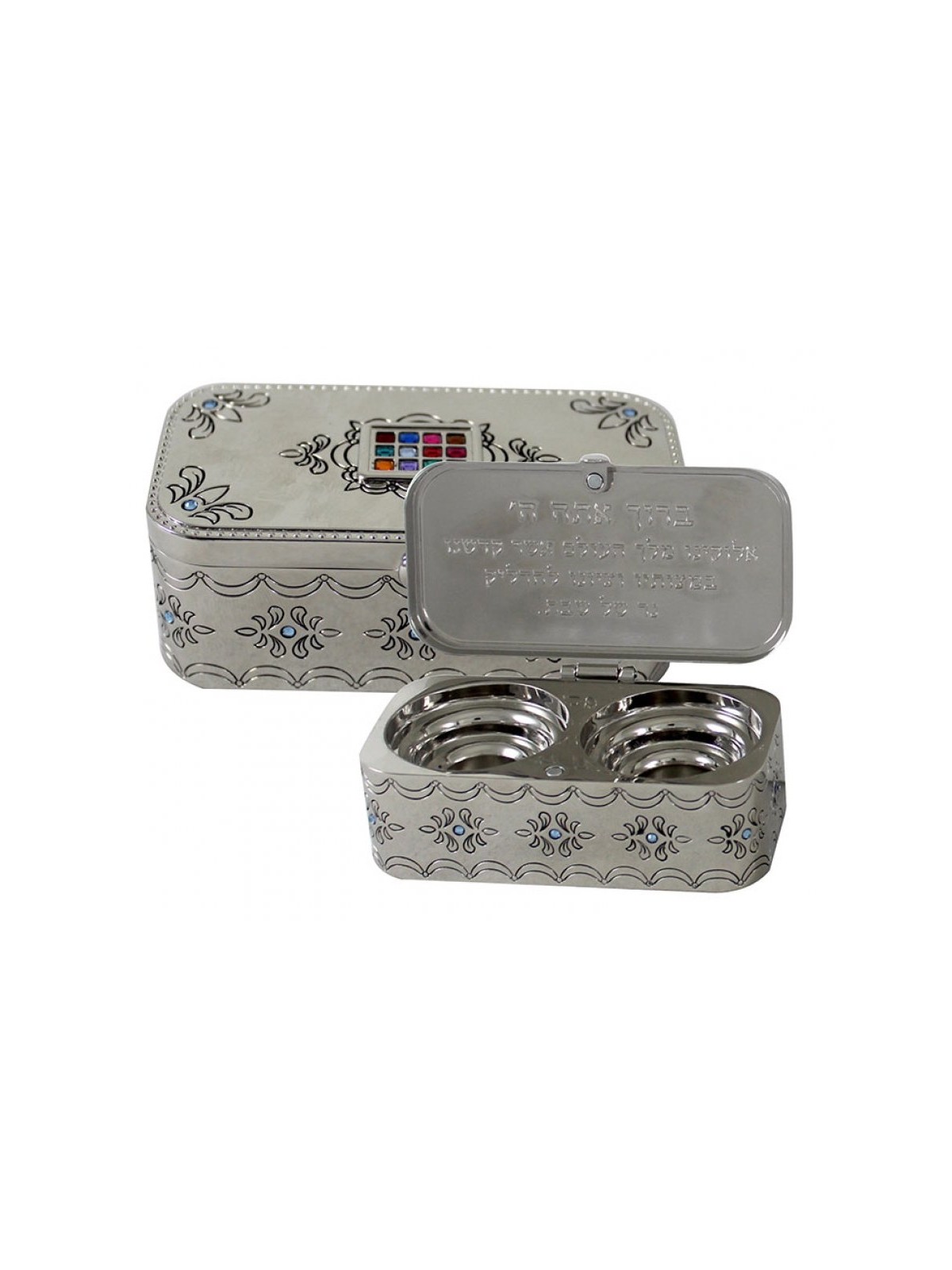 Compact Travel Candlesticks in Box Nickel %96... | Travel Candlesticks