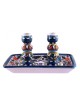 Armenian Design Shabbat Candlesticks wit... | Traditional Candlesticks