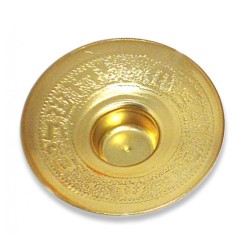 Candle Insert Brass Gold Color Decorative | Candle & Oil Inserts