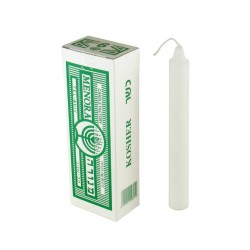 Bougies de Shabbat standard casher, boîte de 6 | Bougies de sabbat