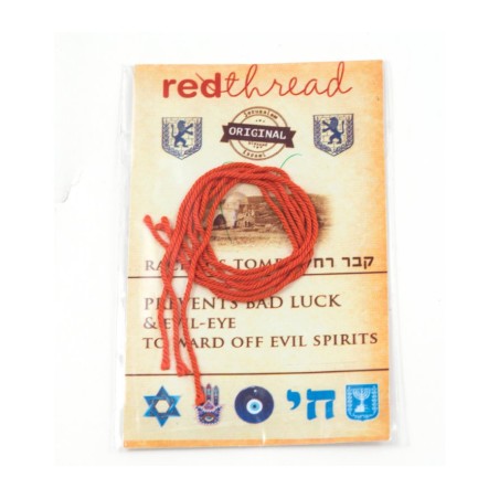 Five Red Thread Bracelets Against the Evil Eye from Israel | Blessings