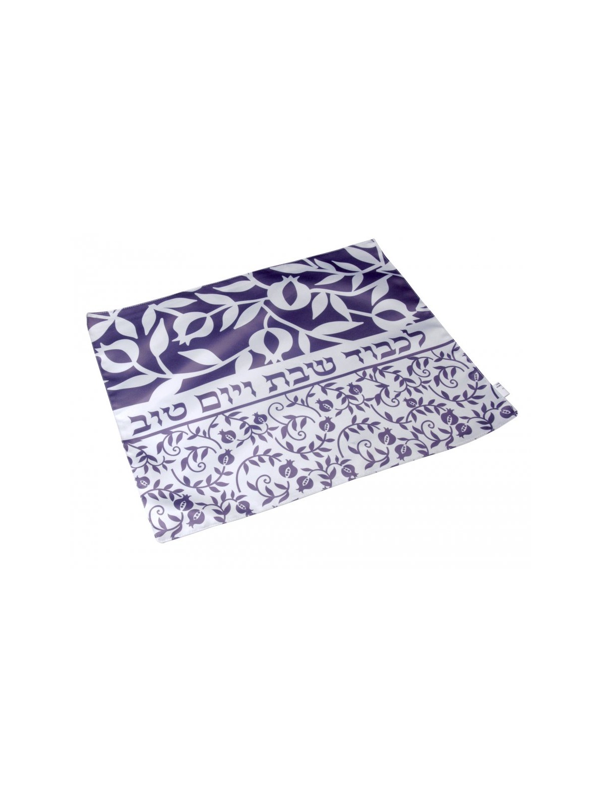 Dorit Judaica Lilac Pomegranates Challah Cover Lic... | Challah Covers