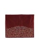 Yair Emanuel Embroidered Challah Cover Maroon Pome... | Challah Covers