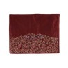 Yair Emanuel Embroidered Challah Cover Maroon Pome... | Challah Covers