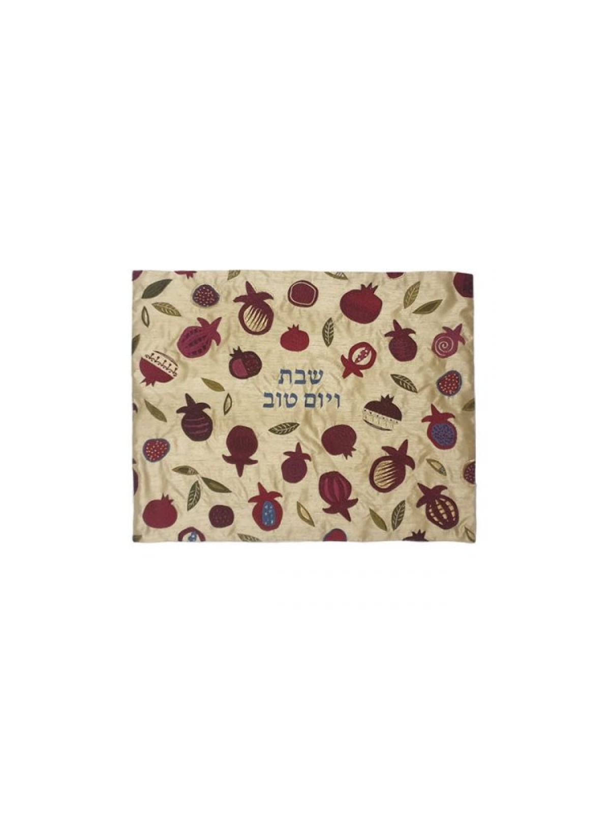 Yair Emanuel Embroidered Challah Cover on Gold Mar... | Challah Covers