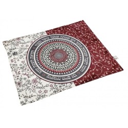 Dorit Judaica Challah Cover Mandala with Flowers a... | Challah Covers